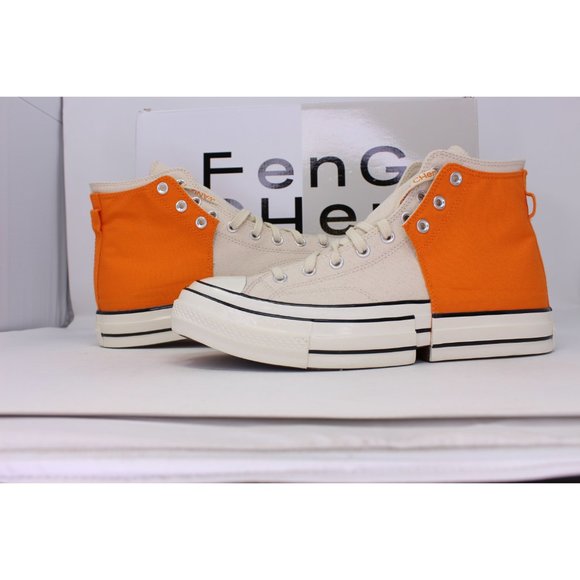 Men's Chuck 70 2 in 1 Hi Persimmon Orange 169840C - Picture 4 of 8